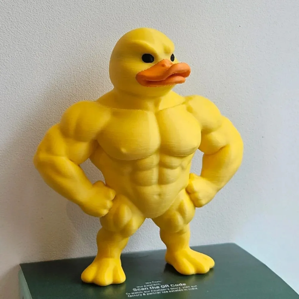 Muscle Duck Statue -3D Desktop - đánh giá và giá Art Craft Duck