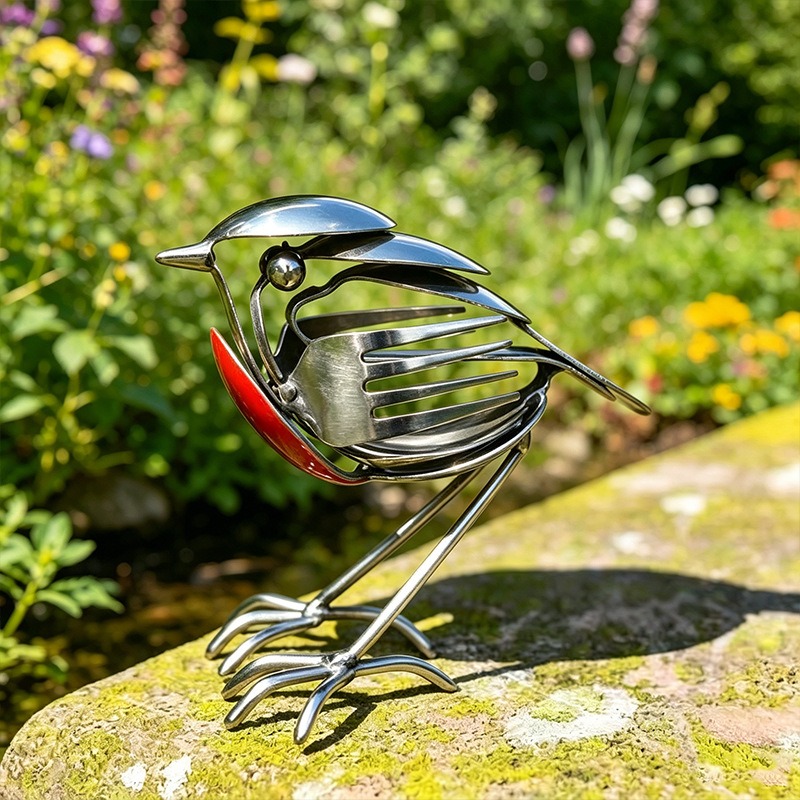 Scrap Metal Art Robin Sculptur - đánh giá và giá Art And Craft Recycle