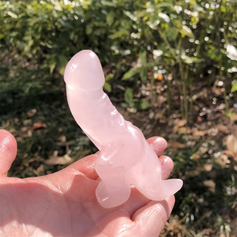 1PCS Natural Rose Quartz Carto - đánh giá và giá Unique Art Craft