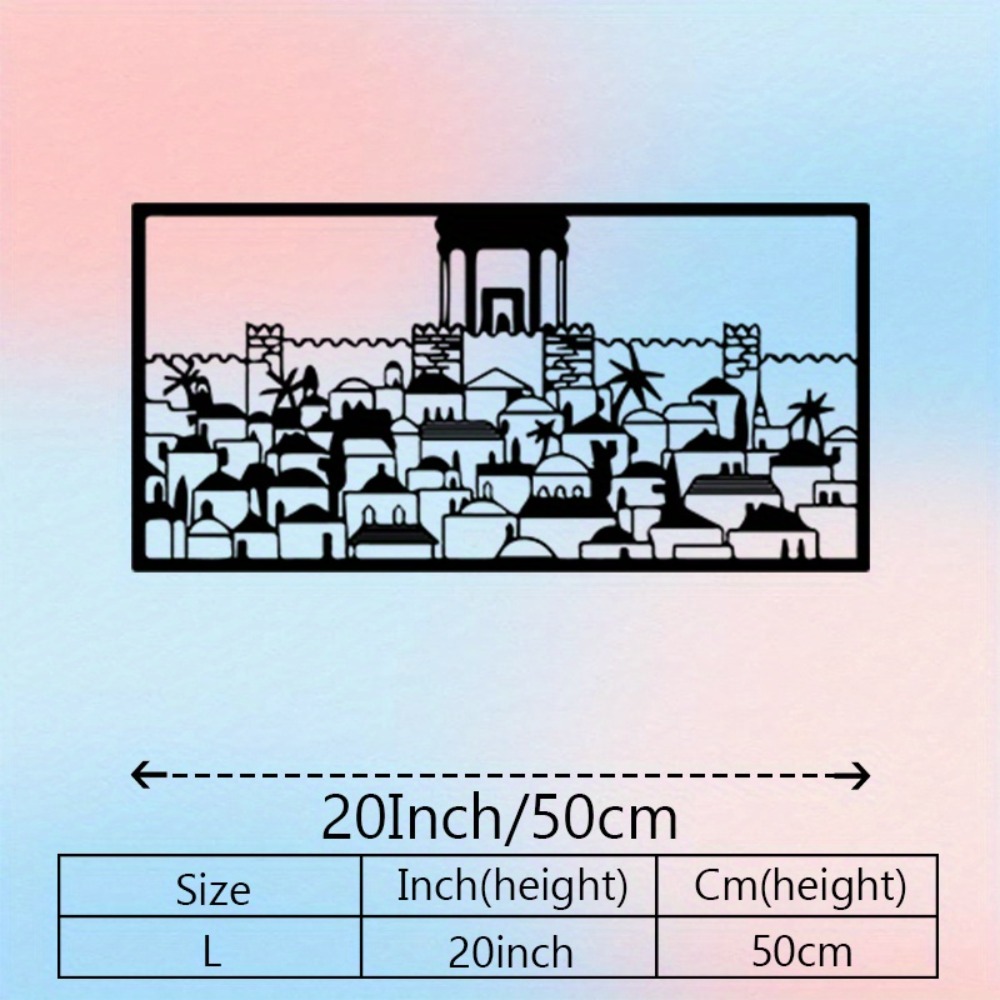 CIFBUY Metal Wall Art Jerusale - đánh giá và giá Art & Craft Kortingscode