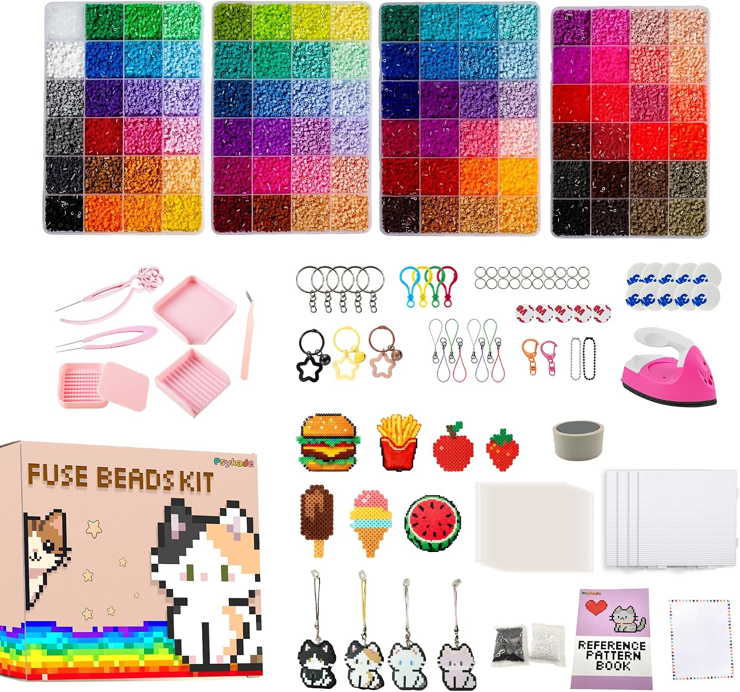 Fuse Beads Kit-Easy DIY-96 Col - đánh giá và giá Art Craft Usa